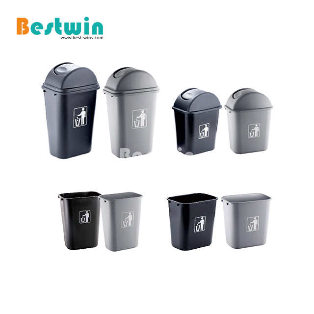  Red 40L 58L Square plastic dustbin sanitary 8L 20L garbage bins green blue trash can