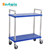 Plastic Shelf Hotel Restaurant Kitchen Catering Food Serving Trolley Cart for GN Pan