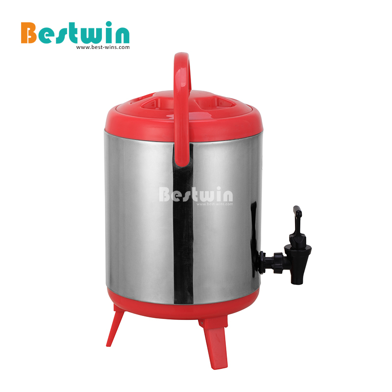 Portable Keep Warm and Cold Thermo Drink Barrel Insulated Beverage Container with Tap
