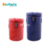 Double Wall Lid Large Container Stainless Steel Heat Temperature Preservation Insulation Barrel Pot With Faucet 